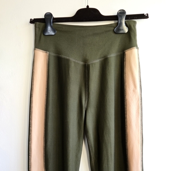 Notes Du Nord Regina High Waist Dark Olive Leggings Small - Picture 7 of 11